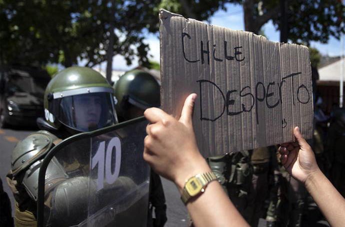 Chile conmemora dos años del estallido social.