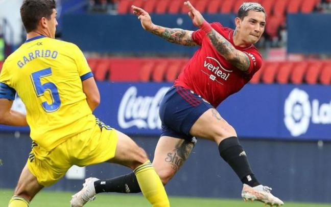 Chimy Ávila, en un partido de esta temporada ante el Cádiz.