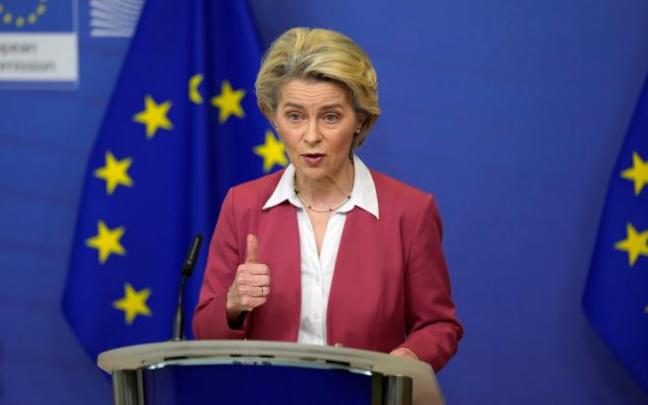 La presidenta de la Comisión Europea, Ursula von der Leyen.