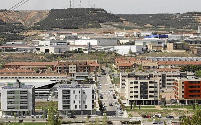 El nuevo barrio del Queiles, una de las zonas de expansión de Tudela durante los últimos diez años.