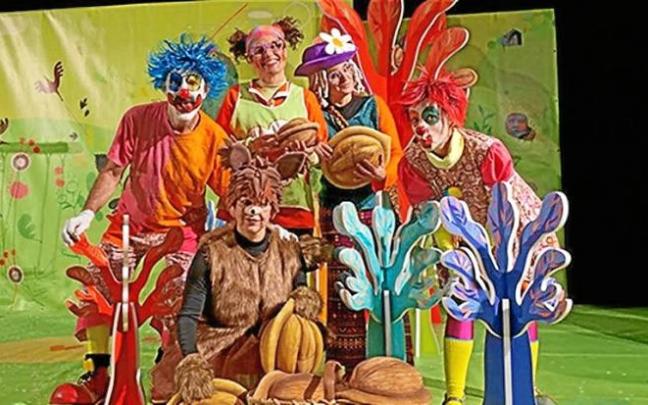 Los payasos más populares de Euskadi actuarán a las 12.00 horas. Foto: P.P.M.