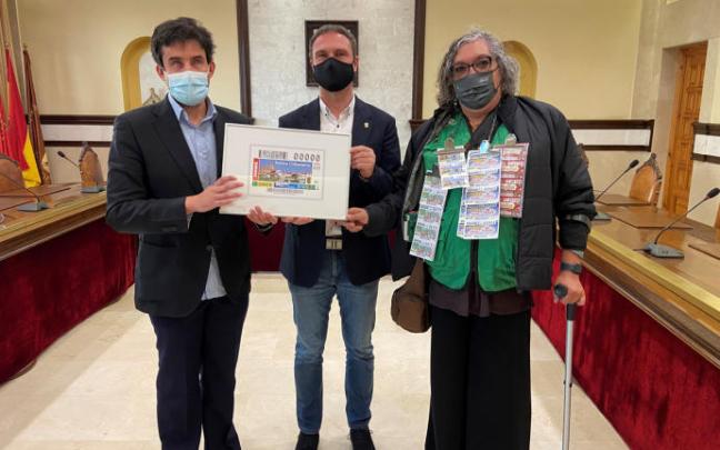 Presentación del cupón de la ONCE con protagonismo de Cintrúenigo.