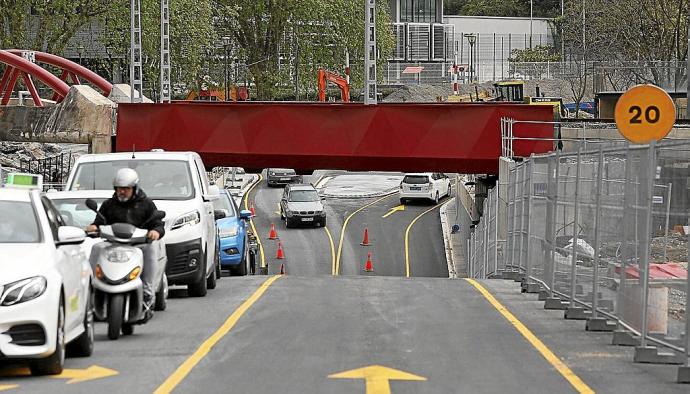 Donostia: Ya se puede circular por la nueva carretera de Iztueta