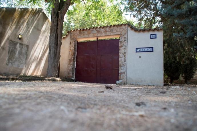 Fachada de la casa de campo situada en el paraje de La Atalaya de Ciudad Real