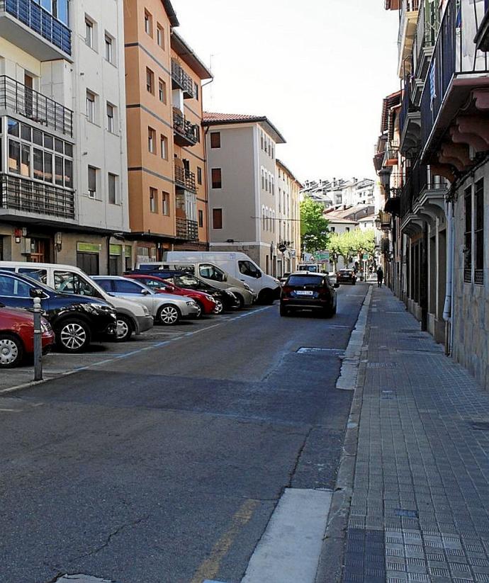 La calle Santa Elena de Irun, en su estado actual.