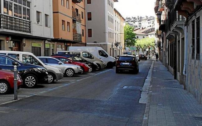 La calle Santa Elena de Irun, en su estado actual.