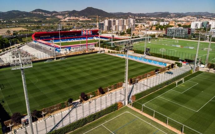 Imagen aérea de la Ciutat Esportiva Joan Gamper