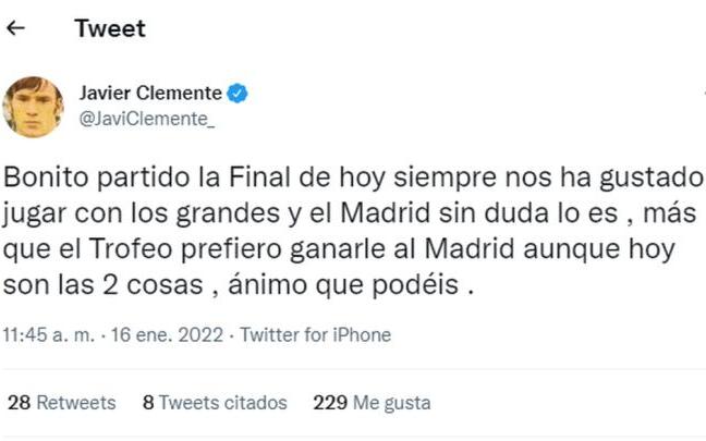 Javier Clemente, la Supercopa y el Madrid Javier Clemente, la Supercopa y el Madrid
