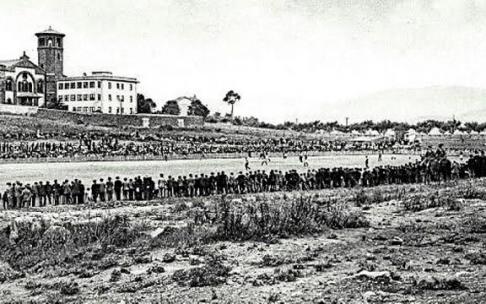 Campo de Las Llanas (Sestao) en 1924. Foto: Archivo Histórico de la Diputación Foral de Vizcaya