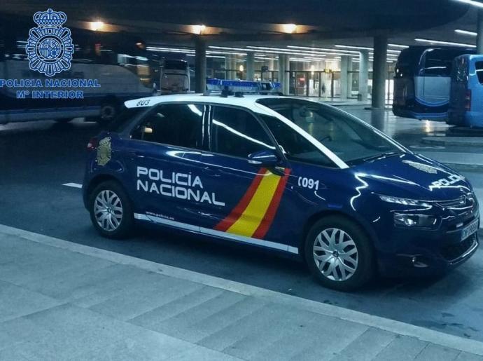 Un coche de la Policía Nacional