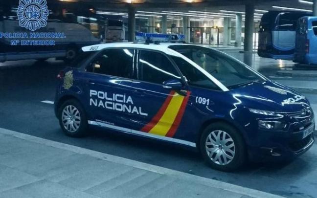 Un coche de la Policía Nacional