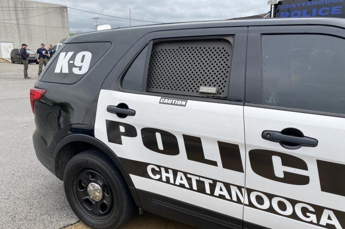 Coche de la Policía de Chattanooga, Tennessee.