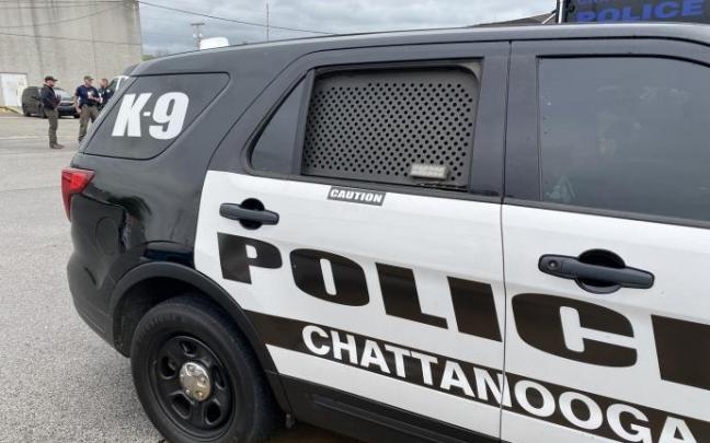 Coche de la Policía de Chattanooga, Tennessee.