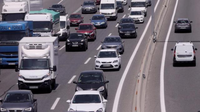 Tráfico en una autopista.