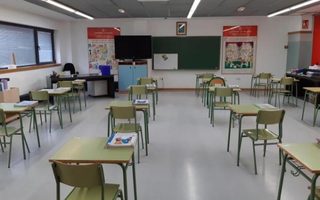 Imagen del interior de un aula. Imagen del interior de un aula.