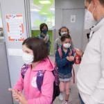 Alumnos de la ikastola Urretxindorra de Bilbao