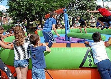 Parque infantil en Amurrio.