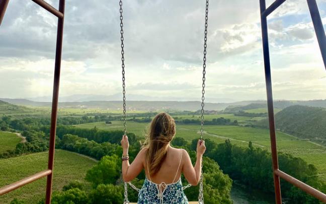 El 'columpio más bonito del mundo' está en Álava