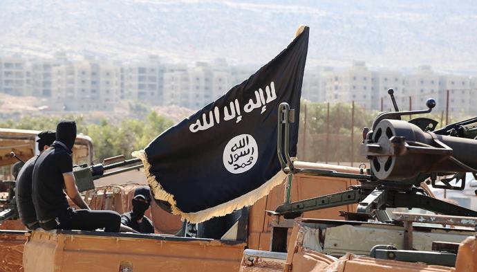 Combatientes de Estado Islámico en una fotografía propagandística del grupo yihadista
