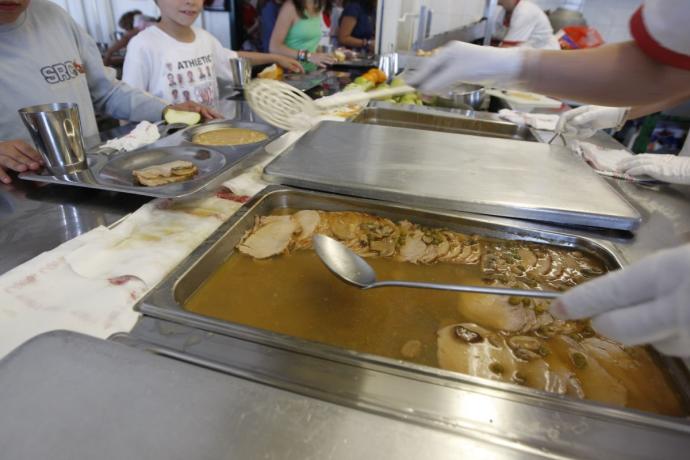 Imagen de un comedor escolar