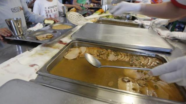 Imagen de un comedor escolar Imagen de un comedor escolar