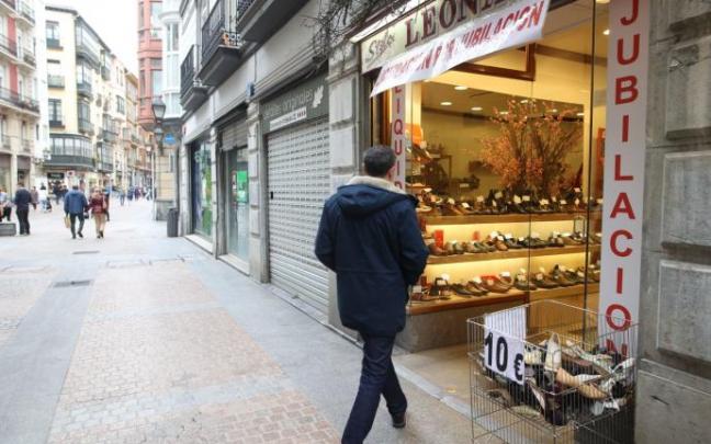 Un comercio bilbaino anuncia su jubilación Un comercio bilbaino anuncia su jubilación