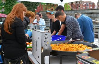 Una actividad contra el despilfarro de comida.