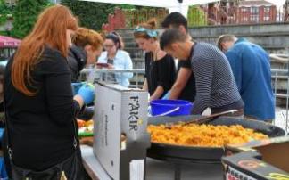 Una actividad contra el despilfarro de comida.