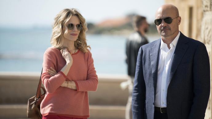Sonia Bergamasco y Luca Zingaretti, en la serie.