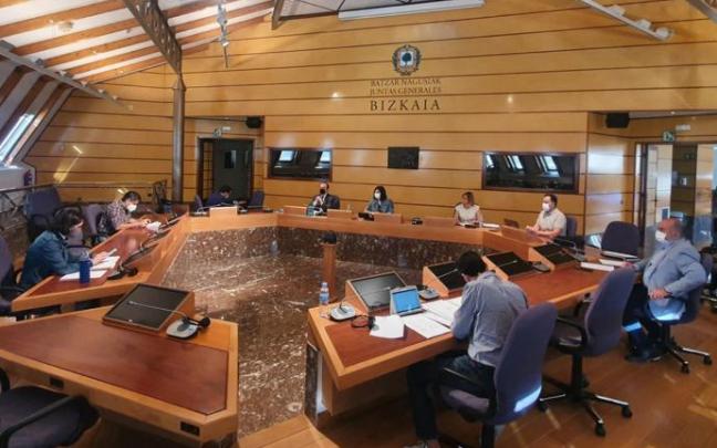 La diputada de Sostenibilidad y Medio Natural, Amaia Antxustegi, ha comparecido esta mañana en comisión La diputada de Sostenibilidad y Medio Natural, Amaia Antxustegi, ha comparecido esta mañana en comisión