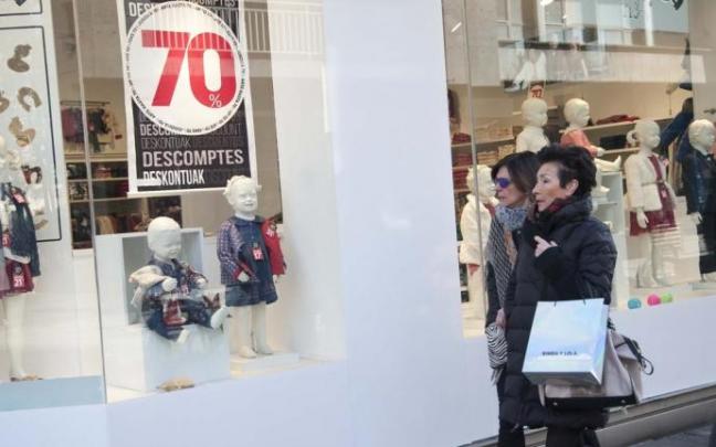 De compras por Vitoria.