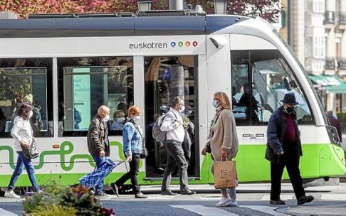 Tranvía de Vitoria.