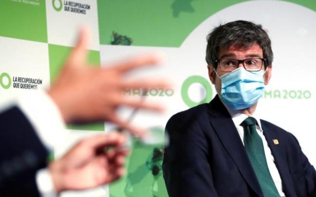 El alcalde de Vitoria, Gorka Urtaran, durante su participación en Conama