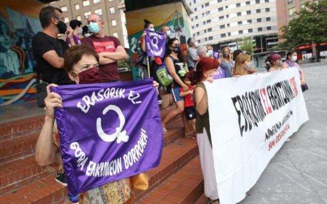 Imagen de archivo de una concentración contra una agresión sexual.