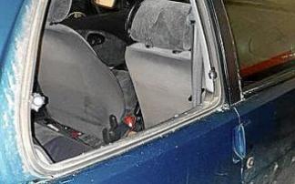 Robo en un vehículo. Foto: DNA