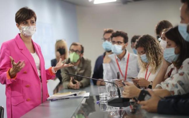 La portavoz del Gobierno central, Isabel Rodríguez, ayer martes en Madrid. La portavoz del Gobierno central, Isabel Rodríguez, ayer martes en Madrid.