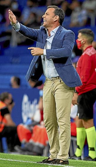 Javi Calleja en el RCDE Stadium. Foto: Área 11