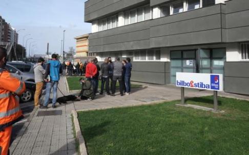 Imagen de la entrada de las oficinas de Bilboestiba, en Santurtzi, junto a las instalaciones portuarias. Imagen de la entrada de las oficinas de Bilboestiba, en Santurtzi, junto a las instalaciones portuarias.