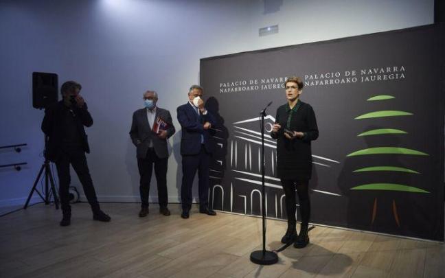 (Izda-dcha) Chechu Rodríguez, Jesús Santos, Juan Miguel Sucunza y María Chivite.