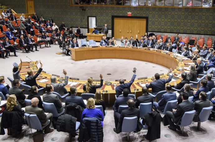 Reunión del Consejo de Seguridad de Naciones Unidas
