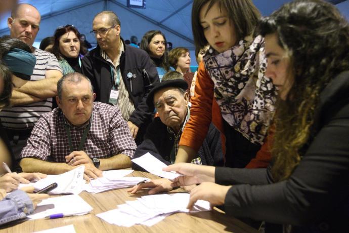 Imagen de la consulta popular no oficial organizada en 2014 en Usansolo.