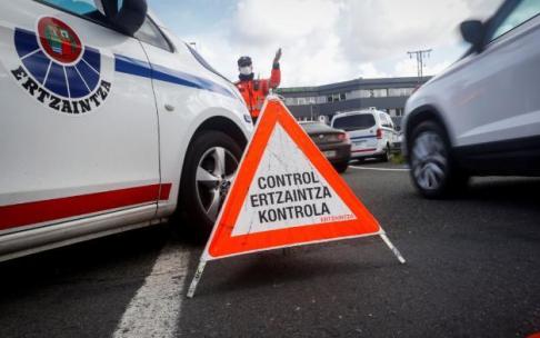Control de la Ertzaintza.