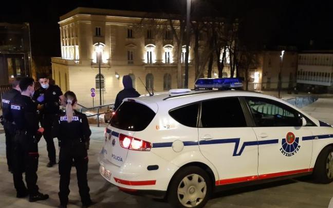 Control de la Ertzaintza.