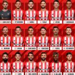 Convocatoria del Athletic ante el Celta.