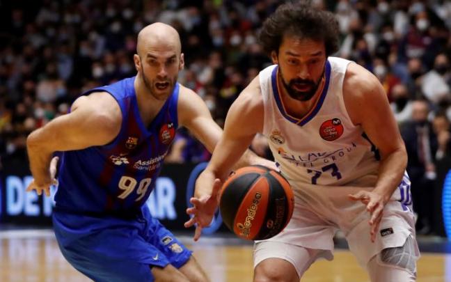 Imagen de la final entre Real Madrid y Barcelona