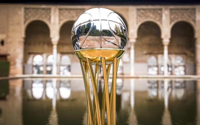 La Copa ACB luce en el majestuoso escenario de La Alhambra. La Copa ACB luce en el majestuoso escenario de La Alhambra.