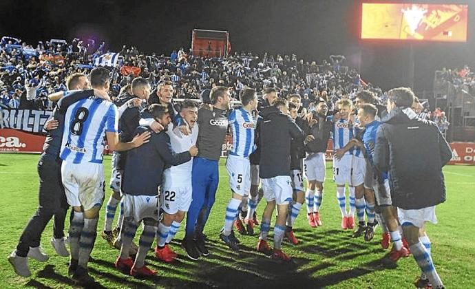 Real Sociedad: una copa en casa