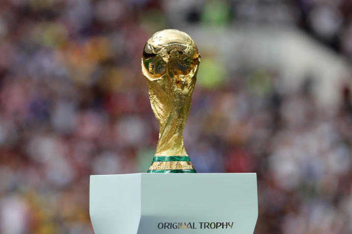 Trofeo de campeón del Mundo de fútbol
