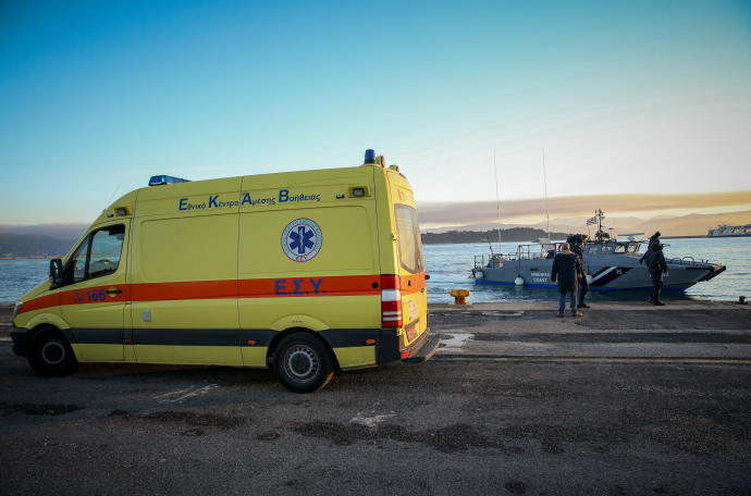 El incendio tuvo lugar en un barco frente a la isla griega de Corfú.