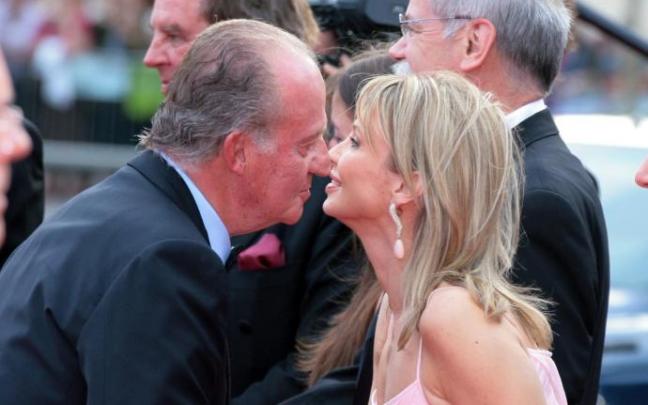 El rey emérito, con Corinna. El rey emérito, con Corinna.